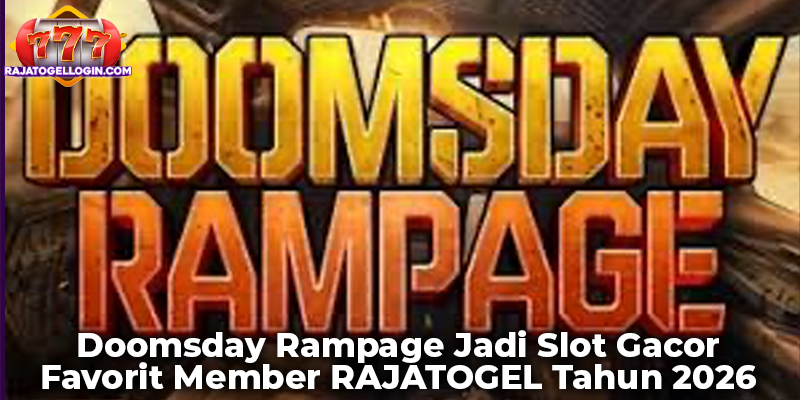 Doomsday Rampage Jadi Slot Gacor Favorit Member RAJATOGEL Tahun 2026